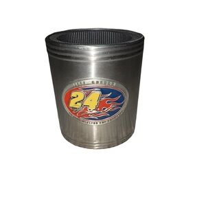 Nascar Jeff Gordon Silver drink koozie